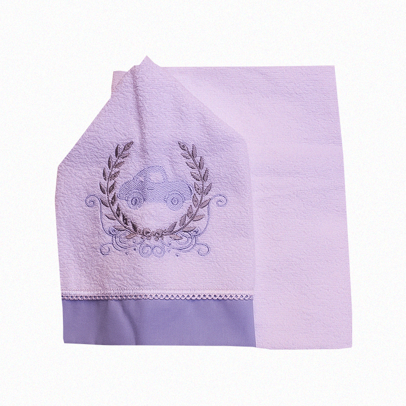 Toalha de bebê com capuz - Masculino - Cor Branca
