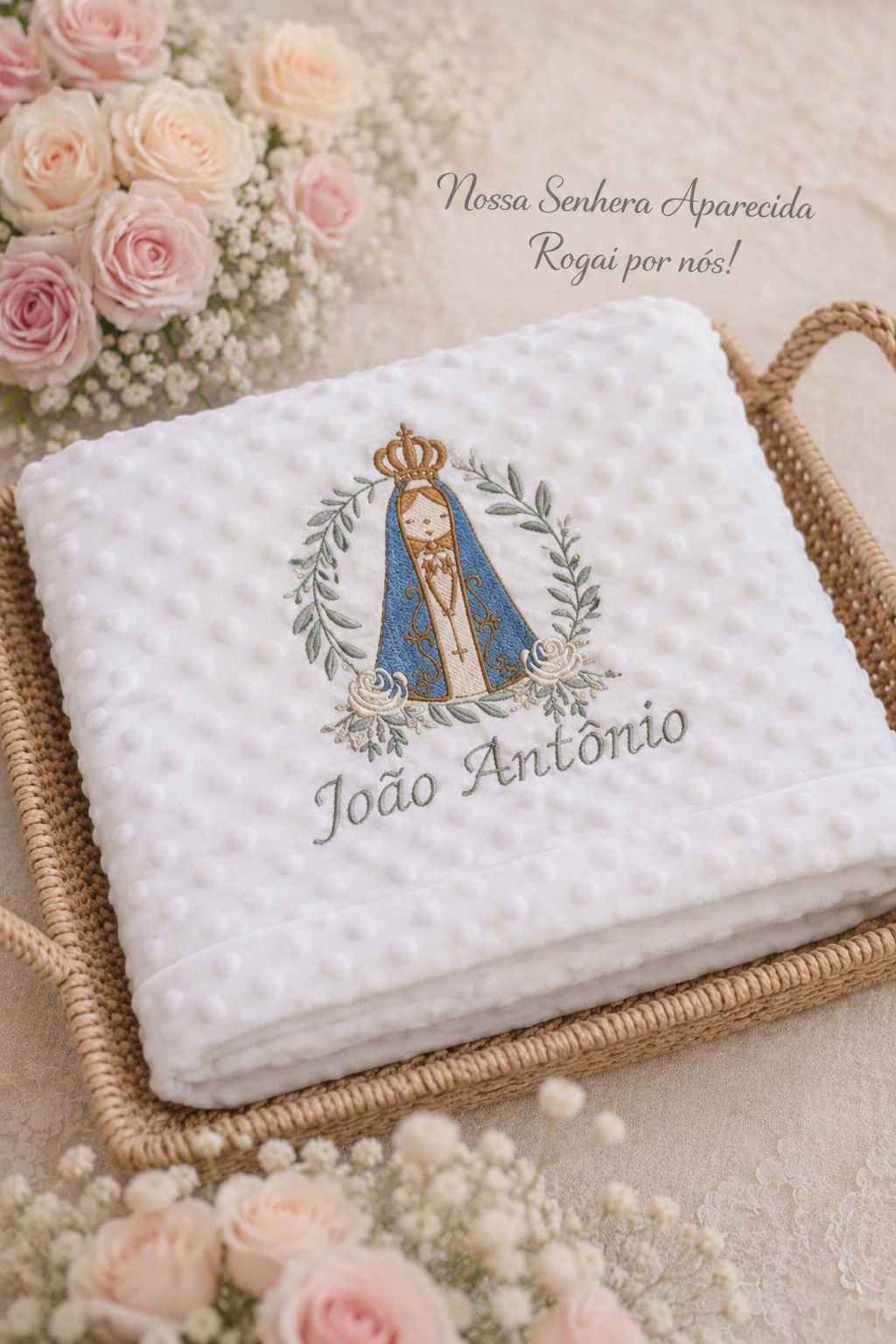 Manta Bubble Classic-Masculino- Coleção Mãe de Jesus