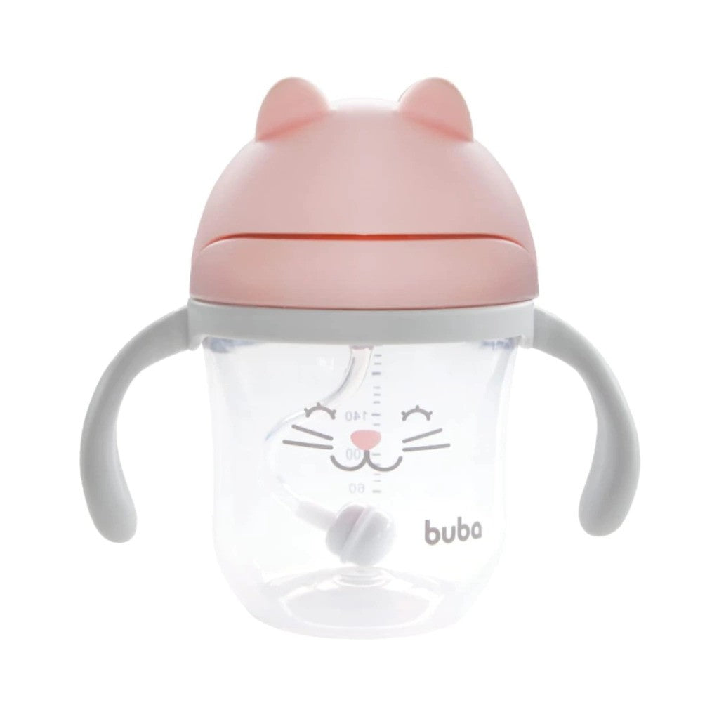 Copo com Válvula Anticólica Gatinho Buba 220 ml