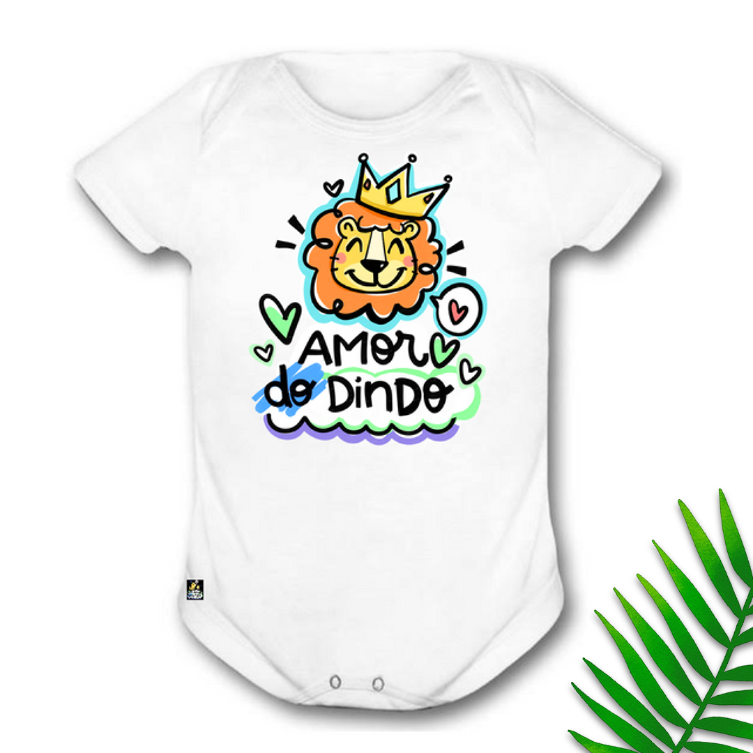 Body Temático - Amor do Dindo - Leão