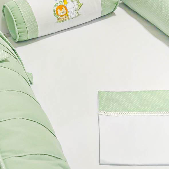 Kit de Berço - Encantado - 8 Peças - Masculino - Verde