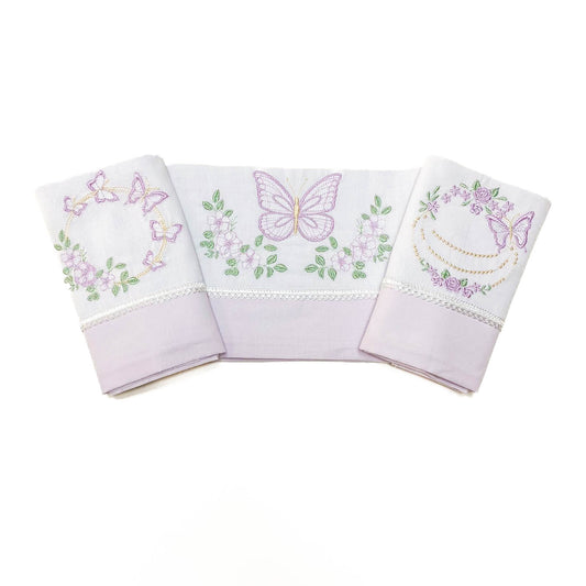 Kit 3 Fraldas Multi-Função- Feminino - Lavanda