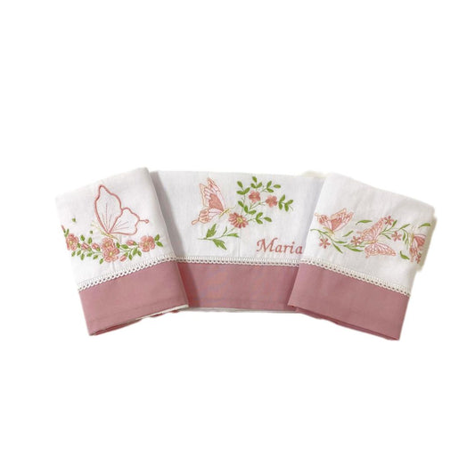 Kit 3 Fraldas Multi-Função- Feminino -Rosê Escuro