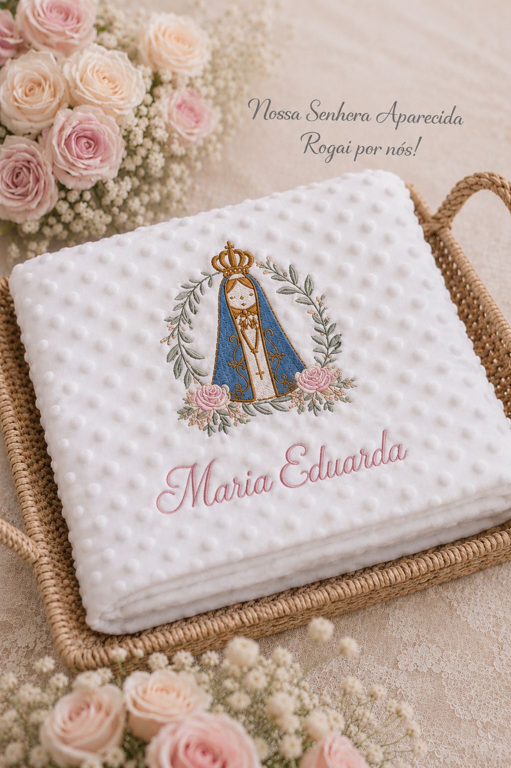 Manta Bubble Classic-Feminina- Coleção Mãe de Jesus