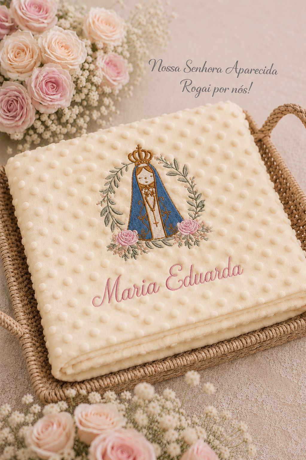 Manta Bubble Classic-Feminina- Coleção Mãe de Jesus
