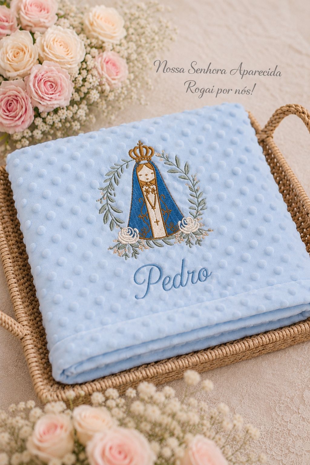 Manta Bubble Classic-Masculino- Coleção Mãe de Jesus